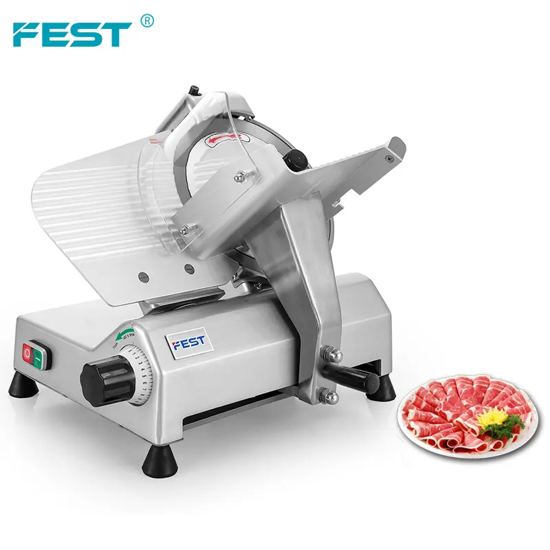 FEST Metzgerei Fleischs chneide maschine 250es-10 Zoll Handpresse bedienen 110V/220V treffen Cutter Fisch Fleischs chneide maschine