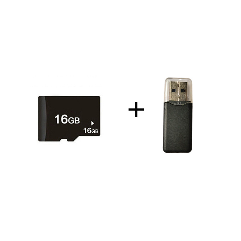 Black 16G TF memory card + card reader