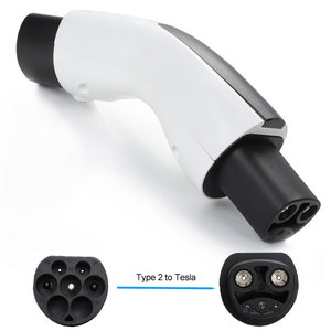 2型至特斯拉交流Evse适配器2型U抽头转换器通用电动汽车充电器适配器特斯拉电动汽车适配器 - Product Image 1