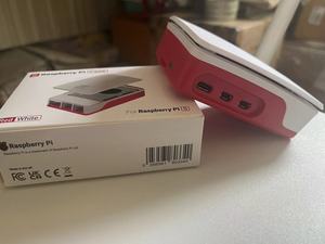 2023 <strong>Raspberry</strong> <strong>Pi</strong> 5b Red-White Color Enclosure Box <strong>Case</strong> with Cooling Fan - Product Image 3