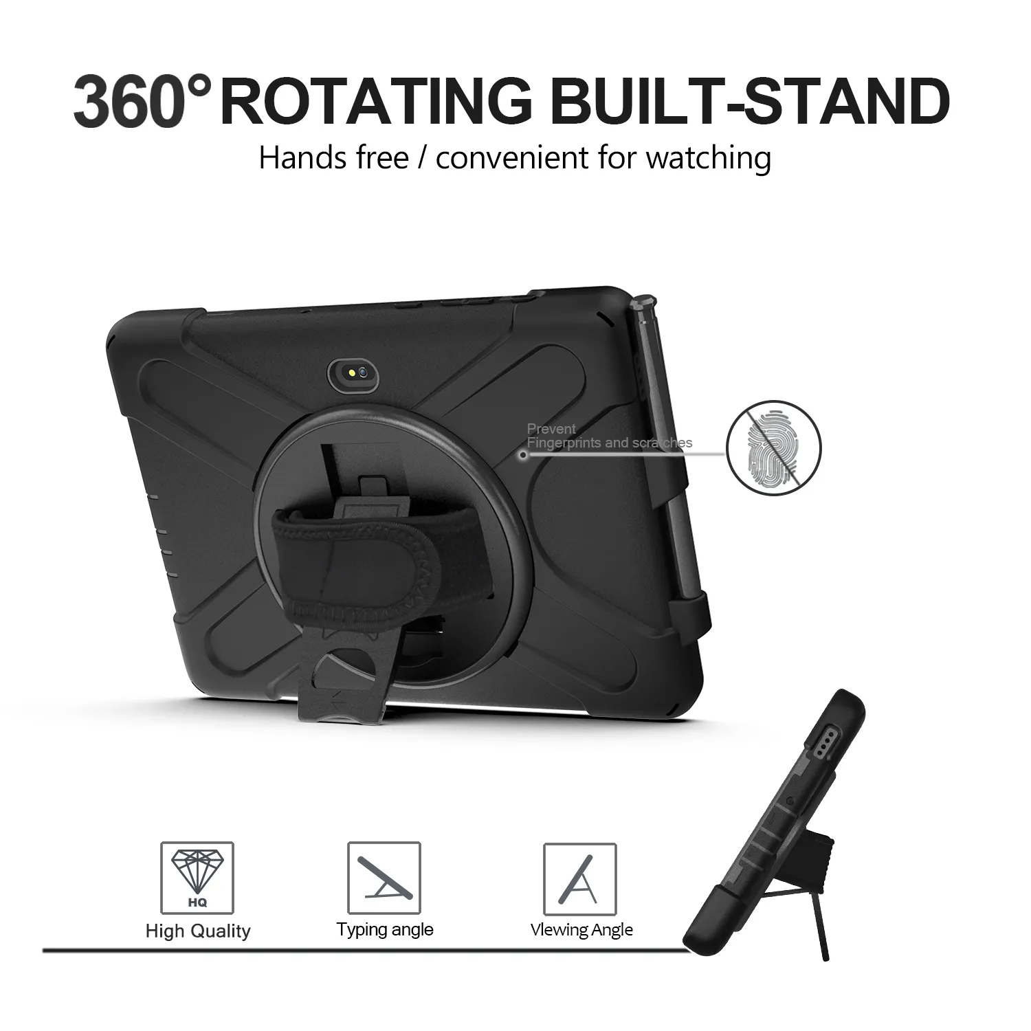 삼성 갤럭시 탭 액티브 프로 10.1 SM-T540 태블릿 커버 메뉴 레스토랑 손 스트랩 어깨 스트랩