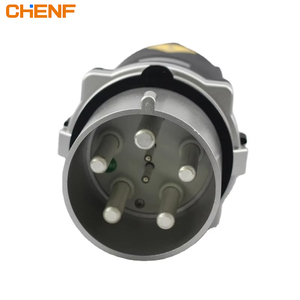 Toma industrial de bomba de control de inundación de aluminio fundido de alta potencia, Conector de enchufe 200A400A trifásico de alta corriente de 4 núcleos y 5 orificios - Product Image 6