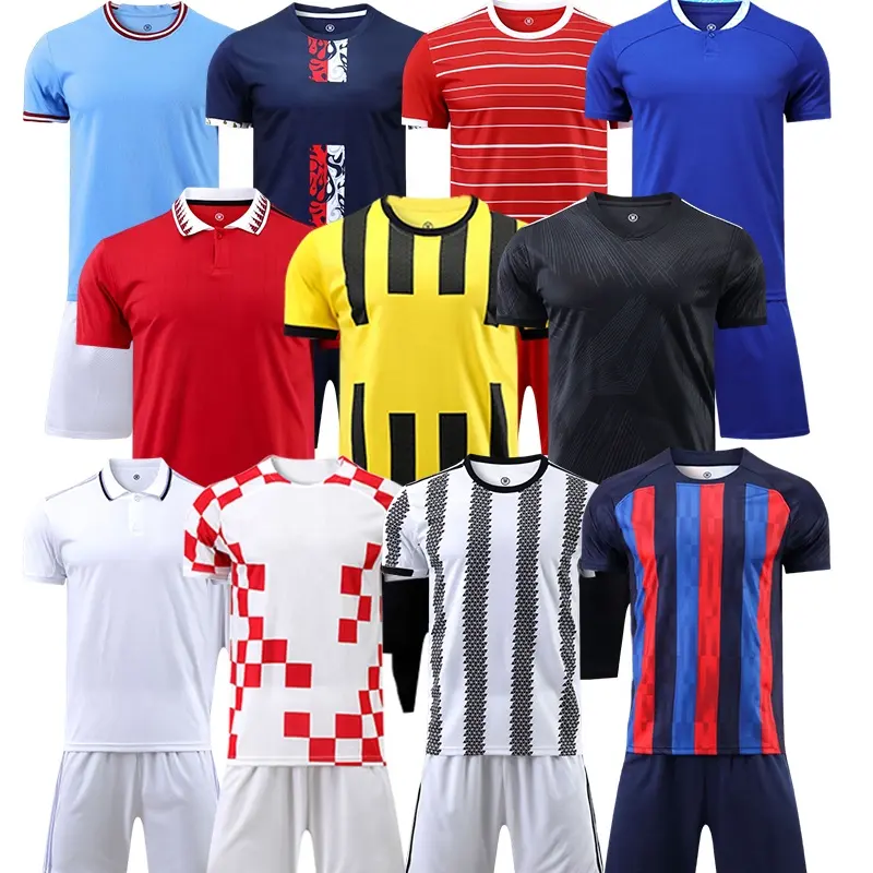 Luson New Football Jerseys Sublimation Printing Soccer Jerseys Shirt Soccer Uniform Soccer Jersey For Team And Club