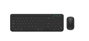 97 Teclas 2,4 Ghz BT Tapa de tecla redonda Escritura silenciosa Teclado de computadora inalámbrico Teclado + juego combinado de ratón para juegos 3 D - Product Image 2
