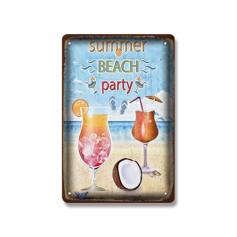 Fête de plage d'été