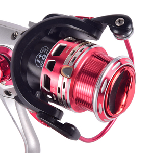 Carretes giratorios de pesca Carrete de línea de aluminio Brazo de roca de metal Equipo de pesca Carretes de metal Carretes de pesca giratorios Fábrica - Product Image 5