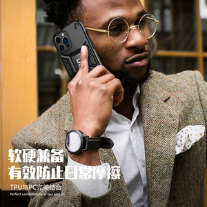 2合1 PC + TPU设计组合手机外壳，适用于iPhone 15 1413 12 11 Pro Max - Product Image 4