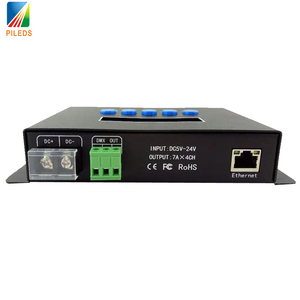BC-204 nuova invenzione artnet a SPI e DMX ethernet port led moving display board controller luce pixel - Product Image 5