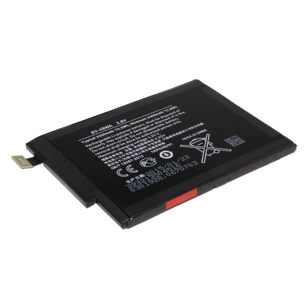 Batería BV-4BWA para teléfono móvil Nokia lumia 3,8, 3500 V, 1320 mAh