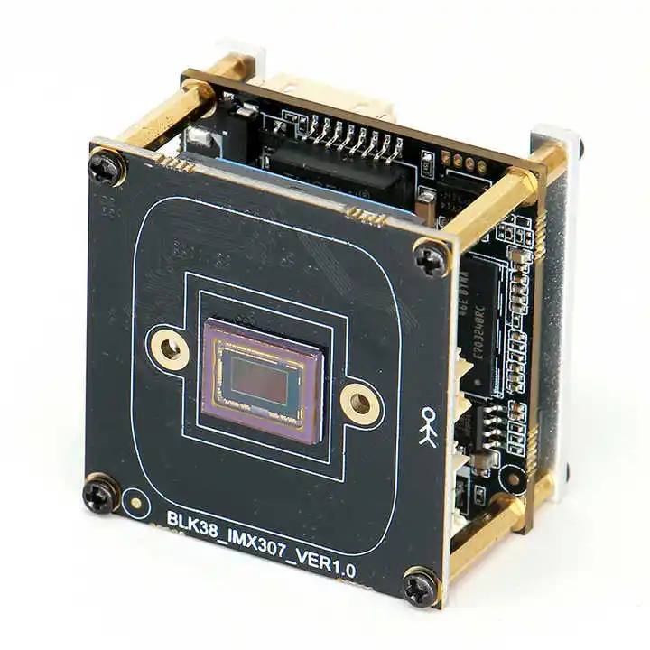 Módulo de placa de cámara IP doble Cctv 2.0Mp 60Fps 1/2.8 "para Sony Imx307 + Hi3516Av300 1 soporte superior para Protocolo On-vif