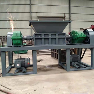 Mobile 15hp Tire Shredder 400 Type <strong>Scrap</strong> <strong>Tyre</strong> Recycling Machine 40 Mesh - Product Image 4