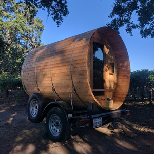 4-6 Person Sauna Travel Full Size Wooden Barrel Portable Steam Sauna Cabin - Product Image 3