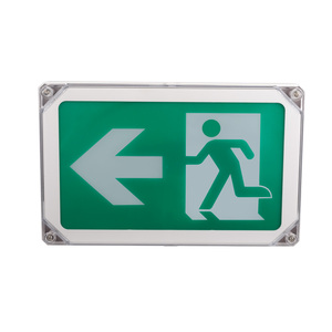 Vị trí ẩm ướt IP65 khẩn cấp <span class=keywords><strong>Exit</strong></span> dấu hiệu ánh sáng bên ngoài không thấm nước chạy người đàn ông <span class=keywords><strong>Exit</strong></span> dấu hiệu cho thị trường Canada - Product Image 2