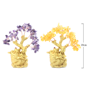 新しいデザインのフォーチュンツリークリスタルマネーツリーラッキーツリー - Product Image 2