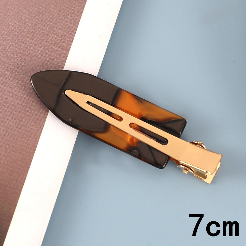 7cm seamless hair clip-vinegar finish