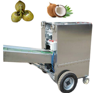 Macchina automatica per sbucciare la noce di cocco macchina per la rimozione della pelle di cocco con pelapatate di cocco marrone