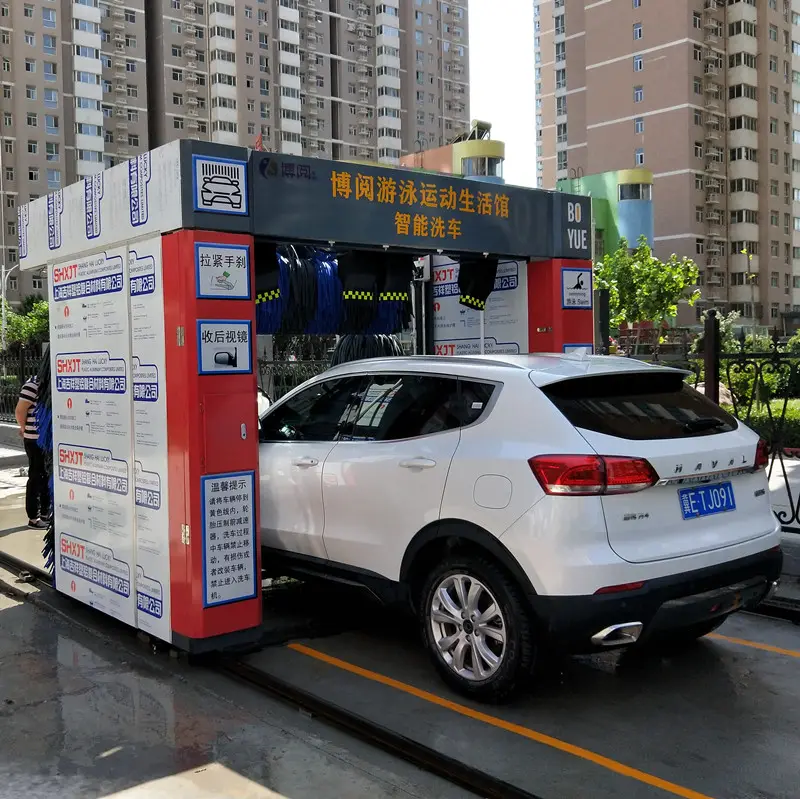 automatic tunnel car wash machine automatic rollover car washing equipment