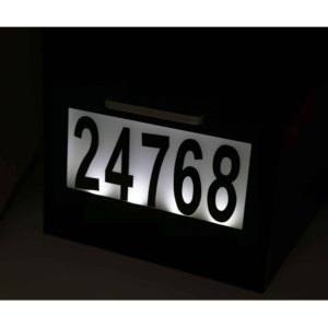 Bưu kiện hộp thả cho gói hộp Thư Kim Loại ngoài trời với bệ để bán bài gắn hộp thư - Product Image 2