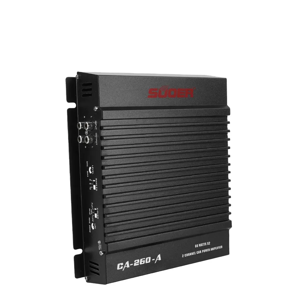 سوبر CA-260-A 12V فئة AB 2 قناة 60w 78w 156w السلطة صوت سيارة مكبر للصوت