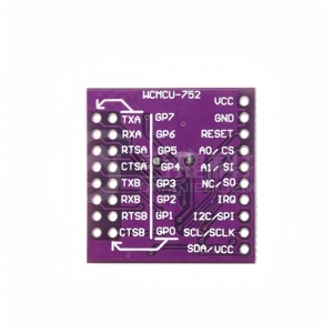 MCU-752 interfaccia Bus SC16IS752 I2C/SPI al modulo di conversione UART a doppio canale - Product Image 5