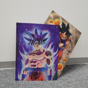 批发30 x 40厘米图片定制3D透镜片印刷图片动漫海报 - Product Image 3