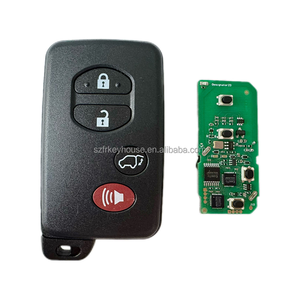 トヨタ0140ブラック4ボタンSuvキーFCCID:HYQ14AAB PN:89904-48110トヨタ4ボタンスマートカードFC 315レッドキーブラックシェルカーキー - Product Image 2