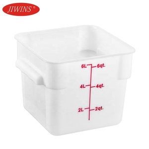 Ommercial torage Quare ontainer 22L ararge tacktackable OOD ontainer Pququare OOD tortorage ontainer con ID de PLLpara Itchen - Product Image 4