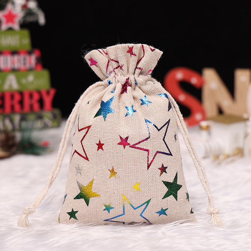 Colorful five-pointed star - 10*14cm