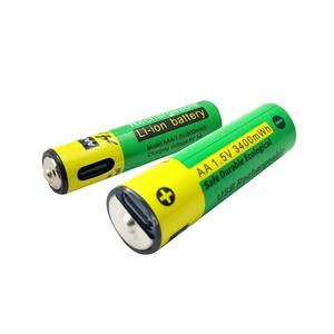 Lityum iyon batarya paket 1.5 Volt lityum şarj edilebilir pil AA tipi 2600 AAA AAA tipi 750 Cylindrical silindirik C tipi USB portu - Product Image 4