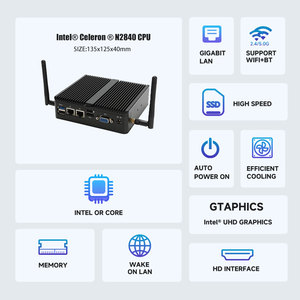Intel ATOM Dual Cores 1,8 GHz D525 Procesador VGA Barebone System Mini PC con RS232COM LPT PS/2 - Product Image 2
