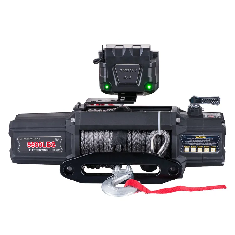 9500lbs pull super performance auto application electric power 12v winch for sale with steel cable