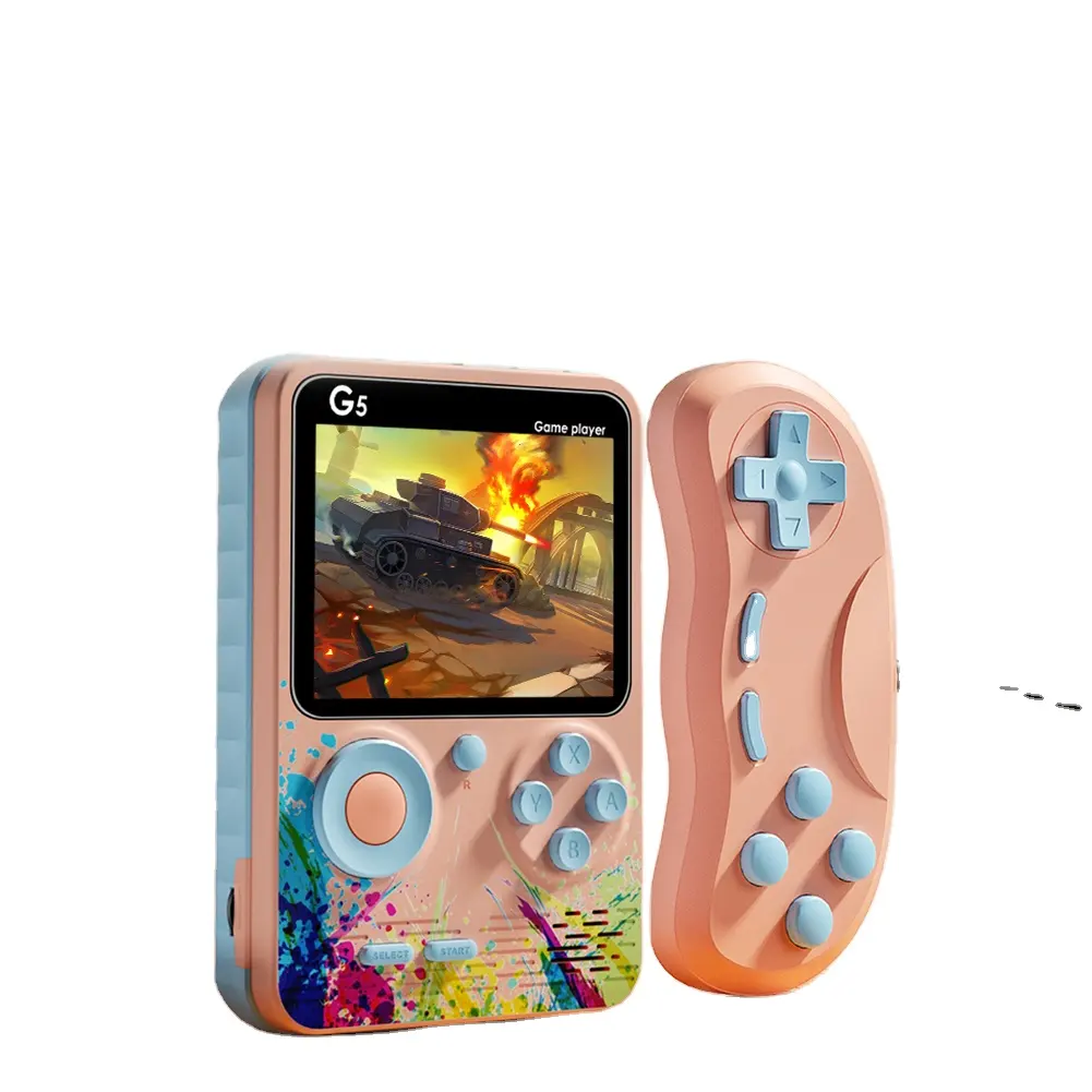 G5 Handheld-Spiele konsole 3 Zoll Mini Portable Handheld Game Player 500 Spiele Unterstützt Double Retro Video Gaming