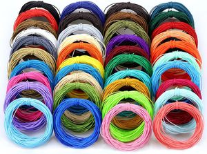 Venta al por mayor de fábrica, cordón elástico de poliéster encerado, hilo encerado para pulseras DIY, collar, fabricación de joyas, amistad - Product Image 6