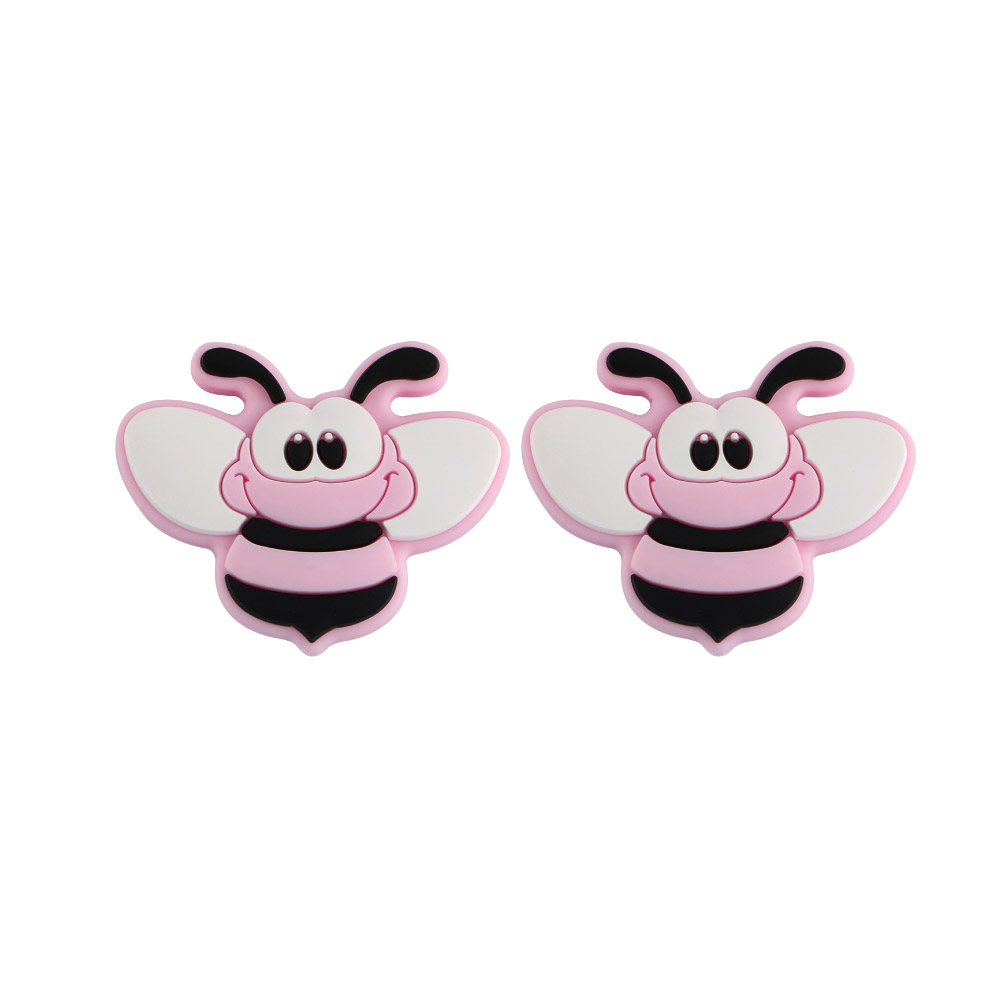 Bees Focal bead Baby Pink SA145