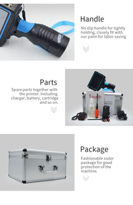 Impresora de inyección de tinta manual con solvente de secado rápido térmico semiautomático Máquina de impresión de código y fecha por lotes - Product Image 5