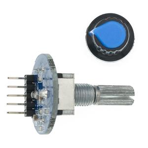 Rotary Encoder Module Brick <strong>Sensor</strong> Development Round Audio Rotating <strong>Potentiometer</strong> Knob Cap EC11 - Product Image 6