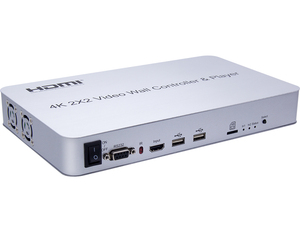 Controlador de pared de video 2x2 4K Divida una señal completa en 4 unidades de visualización de video HD HDTV
