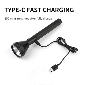 10 años de experiencia de fábrica USB recargable antorcha al aire libre potente linterna Led Super brillante batería de litio antorcha Luz - Product Image 3