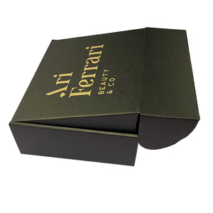 Hoodie Express Box Factory Cheap Custom logo Print Eco Friendly Black Corrugated Mailing Boxes pink White Shipping Box with logo - Product Image 1