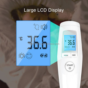 Sensor sensible LED dígitos infrarrojo digital sin contacto no táctil termómetro de frente para adultos y bebés pistola de temperatura niños - Product Image 6