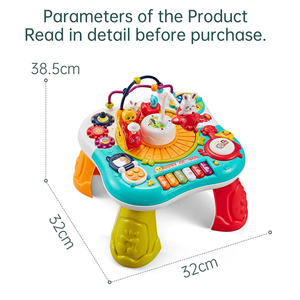 Most Popular 2-in-1 <strong>Multi</strong> <strong>Functional</strong> Early Education <strong>Game</strong> <strong>Table</strong> Toys Simulated Mobile Phones Rotating Train <strong>Game</strong> Panel for Kids - Product Image 5