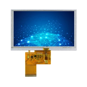 Display tft a 40 pin con modulo lcd 800x480 da 5 pollici con touch screen a resistenza - Product Image 1