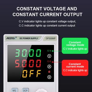 Mestek-fuente de alimentación de cuatro dígitos, fuente de alimentación de 30V, 5A, con carga rápida USB, pantalla LCD HD, portátil - Product Image 3