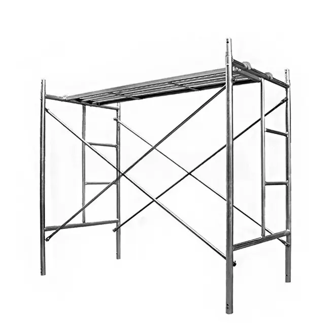 ZYTJ Steel Full Scaffolding 1219X1700, 1930X1219mm, 1219X914mm Monkey Ladder Painted Frame Manufacture