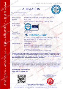 ISO12402-4 Thiết Bị Cứu Hộ Khẩn Cấp Hàng Hải Chất Lượng Tốt Nhất Áo Phao Cứu Hộ Lao Động Áo Phao Cứu Hộ Nước Nhanh - Product Image 6