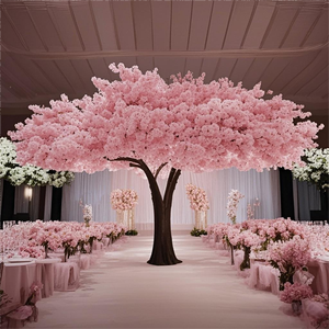 新しい大きな高さ3.3m、幅6mの人工桜の木完全な日本の花木装飾的な造園用 - Product Image 1