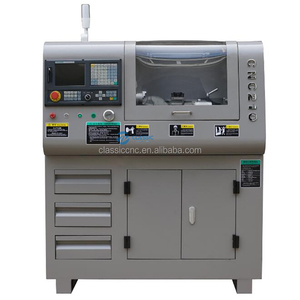 CNC210 Mini CNC Drehmaschine Drehmaschine Japan Servomotor USB Programmierung für Bildungs labors