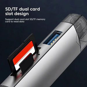 6合1多功能Usb 3.0读卡器u盘C/Micro Usb/Tf/Sd闪存驱动器存储卡读取适配器电话配件 - Product Image 4