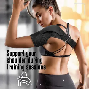 Customized Back Brace Breathable Protective Shoulder <strong>Support</strong> Adjustable Shoulder Brace - Product Image 4