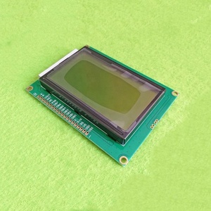 Werks-LCD 128x64 Zeichen 12864B 5V Gelbgrüner Bildschirm Schwarzlicht-LCD-Monitor modul LCD12864 - Product Image 4